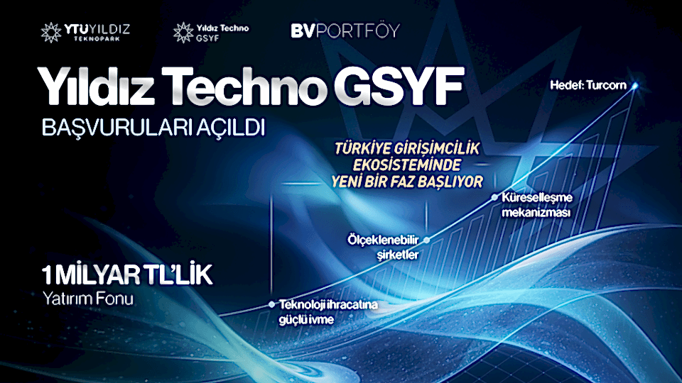 Yıldız Techno GSYF Yatırım Yola Çıkıyor: 1 Milyar TL’lik Fon Girişimciler İçin Hazır